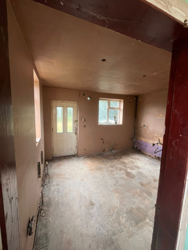 Room after Plastering in Mansfield