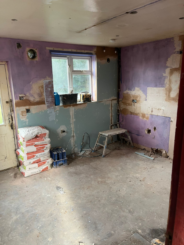 Room Before Plastering In Mansfield