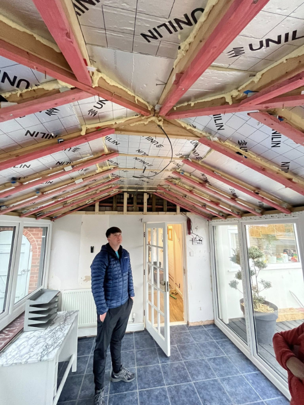 Drylining Mansfield Woodhouse (Before)