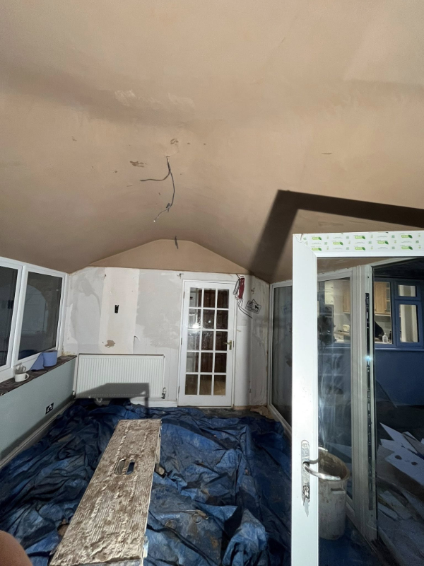 Plastering Mansfield Woodhouse (After)